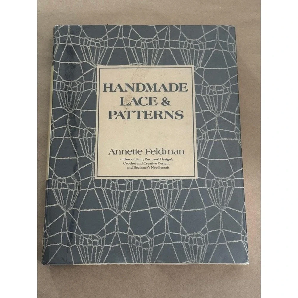 Harper & Row Handmade Lace & Patterns Hardcover 1975 First Edition Black/Grey